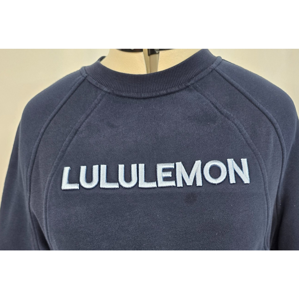 Lululemon Scuba Oversized Pullover Women's M / L Navy Blue - Picture 6 of 12